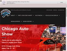 Tablet Screenshot of chicagoautoshow.com